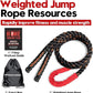 Weighted Jump Rope for Men and Women, 3lb 4lb 5lb Adult Heavy Skipping Rope, Jumprope for Fitness,Workout Equipment, Fitness Equipment for Home Gym Exercise,Improve Strength and Building Muscle