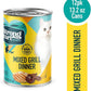 A Strong Heart Canned Wet Cat Food, Mixed Grill Dinner - 13.2 oz Cans (Pack of 12), Made in The USA with Real Chicken & Liver