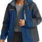 MAGCOMSEN Men's Hooded Windproof Water Resistant Rain Jacket Windbreaker 5 Pockets for Hiking,Fishing,Travel