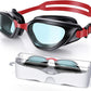 Swim Goggles, Unisex Adult Swimming Goggles Anti Fog Anti UV No Leakage Wide View for Men Women Youth