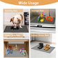 24" x 16" Dog Food Mat, Silicone Pet Mats for Food and Water, Nonslip Pet Feeding Mats for Floors, Dog Cat Bowl Mat with Raised Edges, Dark Green