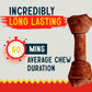 Canine Chews 8-9 Inch Beef Basted Knotted Rawhide Bones for Large Dogs - Durable Rawhide Bones for Medium and Large Dogs - Long Lasting Dog Rawhide Bones with for Aggressive Chewers - 10 Pack