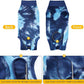 Dogs Onesie Suit for Male/Female Breathable Dog Recovery Tie Dye Pjs Wound After Surgery Wear, Prevent Licking Wounds, E-Collar & Cone Alternatives XL Blue2