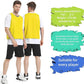12/24/48PCS Pinnies Youth Team Pennies for Sports Kids and Scrimmage Vests for Soccer Basketball Jersey Practice