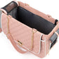 Fashion Pet Carrier Dogs Cat Small Animals Purse Bag, Leather Pet Carriers Dog Puppy Kitten Tote Travel Handbag TSA Airline-Approved
