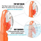 Aegend Dry Snorkel, Dive Mask Easy-Breath Free Diving Snorkel for Snorkeling Scuba Diving Freediving Swimming, with Top Dry Valve and Food-Grade Silicone Mouthpiece