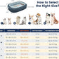 Orthopedic Dog Bed for Medium Size Dog Washable Cover, Egg Crate Foam Bed for Senior Dogs,Oval Kennel Bed, Pet Couch Bed with Four Sided Bolster, Removable Washable Cover Non-Slip Bottom, Haze Blue