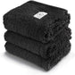 1 Pack 3 Calming Blankets Fluffy Premium Fleece Pet Blanket Soft Sherpa Throw for Dog Puppy Cat Black Medium (30“x20'')