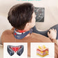 SKG Cordless Neck Massager for Pain Relief Deep Tissue Vibration Foldable Travel Massager,Portable 9D Neck Massager for Office Gifts for Men and Women