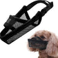 Crazy Felix Nylon Dog Muzzle for Small Medium Large Dogs Dachshund Beagle Poodle Labrador, Air Mesh Breathable and Drinkable Pet Mouth Guard for Anti-Biting Chewing Scavenging(XXXS, Black)