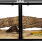 REPTIZOO 84 Gallon Large Reptile Terrarium Extra-Long 60" x 18" x 18" Spliceable Glass Reptile Tank, Double Top Cover Enclosure Habitats