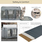 BELLA & PAL Cat Carrier Travel Bag, Airline Approved Lightweight Cat Carrier, Soft Sided Pet Carrier for Puppy Dogs Up to 18lbs, Collapsible Kitten Bag with Removable Waterproof Mat, Ventilated Mesh