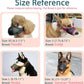 LUCKYPAW Dog Muzzle, Mesh Muzzle for Large Medium Small Dogs, Soft Mouth Guard for Biting Chewing, Breathable Mouth Guard with Adjustable Strap for Training(Brown, XL(Snout:11"-12.25"))