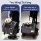 Dog Travel Bag with Removable Rolling Wheels, Airline Approved Pet Carrier, Foldable Cat Bag with Breathable Mesh, Pet Stroller(Black)