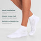 Lapulas 6 Pack Men's Ankle Socks with Cushion, Cotton Quarter Socks for Sport Training Running