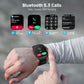 SOUYIE Smart Watch with SOS, 1.85" AMOLED Display Fitness Tracker, Heart Rate Blood Oxygen Sleep Monitor for Men Women, IP68 Waterproof Sport Watch, Answer/Make Calls, Compatible with Android iPhone