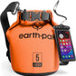 Earth Pak Waterproof Dry Bag - Roll Top Waterproof Backpack Sack Keeps Gear Dry for Kayak with Waterproof Phone Case