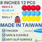 LEZER 6 Inch 8 Inch Flat Cones, Spot Markers, Soccer Cones, Field Court Markers, Sit Spots, Flat Discs, Soccer Training Equipment, Agility Practice, Football, Made in Taiwan