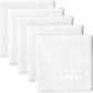Pocket-Sized Sweat Towels - The Original Sweat Absorbing Handkerchiefs - Quick-Dry Microfiber Sweat Rags for Face, Hands, & Body - Men & Women - Gym, Sports, and Work (White: 5 Pack)