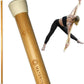 5ft Yoga Stick Made from Natural Bamboo - Yoga Dowel, Mobility and Exercise Stick for Workout, Stretching, Flexibility, Balance, Physical Therapy | Posture Correction | Lightweight & Sturdy
