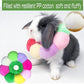Rabbit Cat Cone Collar Soft,Adjustable Cat Recovery Wound Healing Accessory,Cats Cones to Stop Licking,for Chinchilla,Guinea Pigs,Bunny,Kitten Donuts Collar After Surgery(Small)