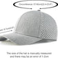 VOBOOM Men Snapback Trucker Hat, Baseball Cap for Breathable Side Laser Cut Holes
