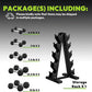 Hex Dumbbell Sets with Rack, 60-550 lb Rubber Encased Exercise & Fitness Dumbbells Set with Rack Option, Hand Weight for Strength Training, Weight Dumbbells