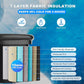 XXL Oval Ice Bath Tub for Cold Plunge, Portable Ice Pod with Lid, 148Gal Inflatable Cold Plunge Tub with 2 Drain Valves for Chiller Connection, Cold Therapy Recovery, Indoor Outdoor Use