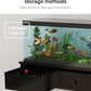 Fish Tank Stand 29 Gallon: Sturdy Aquarium Stand with Accessories Storage - Metal Fish Tank Table for 20-29 Gallon Reptile Breeder Turtle Terrarium - 30.7"x16.5" Weight Capacity 330 lbs