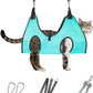 Cat Grooming Hammock - Dog Grooming Harness with Nail Trimming Feature (XS, 15lb), Dog Sling for Nail Clipping