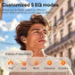 PAXA Wireless Earbuds with Touch Screen Headphones Bluetooth 5.4 Ear Bud IPX4 Light Weight in Ear Earbuds Comfortable Fit Deep Bass Stereo 5 EQ Modes ENC Clear Call for Android/iOS(Black)