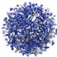 WAYBER 1 Lb/460g Deep Blue Lapis Lazuli Pebbles Irregular Decorative Stones Natural Crystal Rock Gravel for Aquarium/Fish Turtle Tank/Succulent Plants/Air Plants Decoration (Fill 0.9 Cup)