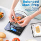 Nicewell Food Scale Digital Weight Grams and oz, 22lb Kitchen Scale for Cooking Baking, 1g/0.1oz Precise Graduation, Sleek Tempered Glass Platform (Black)