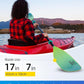 OCEANBROAD Kayak Paddle 86in/218cm, 90.5in/230cm Alloy Shaft 2-Piece Floatable Kayak Oar for Kayaking Canoeing Boating