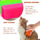 2pcs Pet Dog Cat Hair Remover, Pet Hair Removal Tool, Hollow Cleaner Brush for car，Interior, Furniture, Sofa (green and pink)