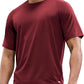 MIER Men's Dry Fit Workout T-Shirts Athletic Running Tee Short Sleeve Crew Neck Gym Tops, Polyester, Moisture Wicking