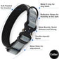Plutus Pet Tactical Dog Collar, Reflective, Adjustable Heavy Duty Dog Collar, Soft Padded and Comfortable, for Small Medium and Large Dogs (Gray, L)