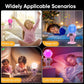Astronaut Sunrise Alarm Clock for Kids, White Noise Sound Machine with 30 Soothing Sounds, 22 Dimmable Nightlights, Bluetooth Speaker, Dual Digital Alarm Clocks, Wake Up Light for Bedroom, Adults