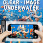 Hiearcool Waterproof Phone Pouch, Waterproof Phone Case, IPX8 Cellphone Dry Bag Compatible for iPhone 17 16 15 14 13 Pro Max Plus Cellphone Up to 8.3", Beach Essentials for Travel-Clear-4Pack