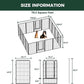 FXW Rollick Unleashed Dog Playpen for Indoor, Yard, RV Camping, 45 inch 16 Panels for Large Dogs│Patented