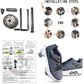 Double-Row Deform Wheel Automatic Walking Shoes Invisible Deformation Roller Skate 2 in 1 Removable Pulley Skates Skating Parkour