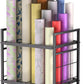 Blueprint Storage Rack, Blueprint Holder with Wheels, Used for Storing Blueprint/Carpet/Map/Poster/Architectural Construction Plan, 20 Slots(3.2" x 3.2"), Silent wheel for Home, Office, School(Black)