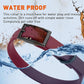 Dogline Biothane Waterproof Dog Collar Strong Coated Nylon Webbing with Black Hardware Odor- Proof for Easy Care Easy to Clean High Performance Fits Small Medium or Large Dogs, Merlot Burgundy