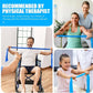 Resistance Bands, Exercise Bands, Physical Therapy Bands for Strength Training, Yoga, Pilates, Stretch Elastic Band with Different Strengths, Workout Bands for Home Gym