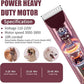 Professional Dog Grooming Electric Corded Clipper Super 2-Speed,Low Noise,Cool & Quiet Running Design for Thick Heavy Coats,Dogs,Cats and Other Animal (Brown)
