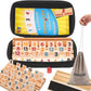 Upgraded Rummy Cube Game Set 6 Plays with 6 Wooden Holders and 162 Rummy Tiles, Travel and Family Board Game for Adults and Kids