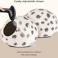 MEOWFIA Cat Cave – Premium Felt Cat Bed for Indoor Cats, Handmade 100% Merino Wool (Large, Snow Leopard)