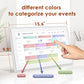 Digital Calendar 15.6 Inch, Electronic Calendar Chore Family Schedules, Smart Weekly and Monthly Planner, 1920 * 1080P IPS Touchscreen Interactive Display - Wall Mount White