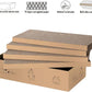 4 Packs in 1 Cat Scratch Pad with Box, Cat Scratcher Cardboard,Reversible,Durable Recyclable Cardboard, Suitable for Cats to Rest, Grind Claws and Play with Scratch Box