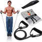 Resistance Bands with Handles and Door Anchor, Gym Resistance Tubes for Strength Training, Exercise Bands for Working Out, Physical Therapy, Home Workouts, Pilates & Crossfit